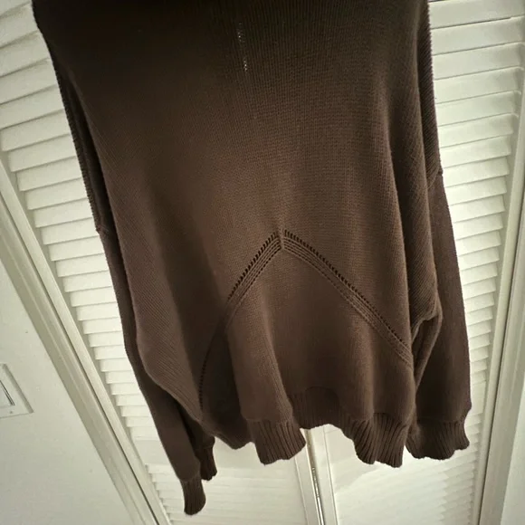 RHUDE Brown Cashmere Hoodie